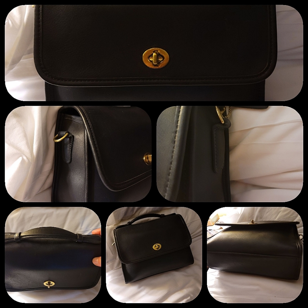 Coach Navy Blue Handbag